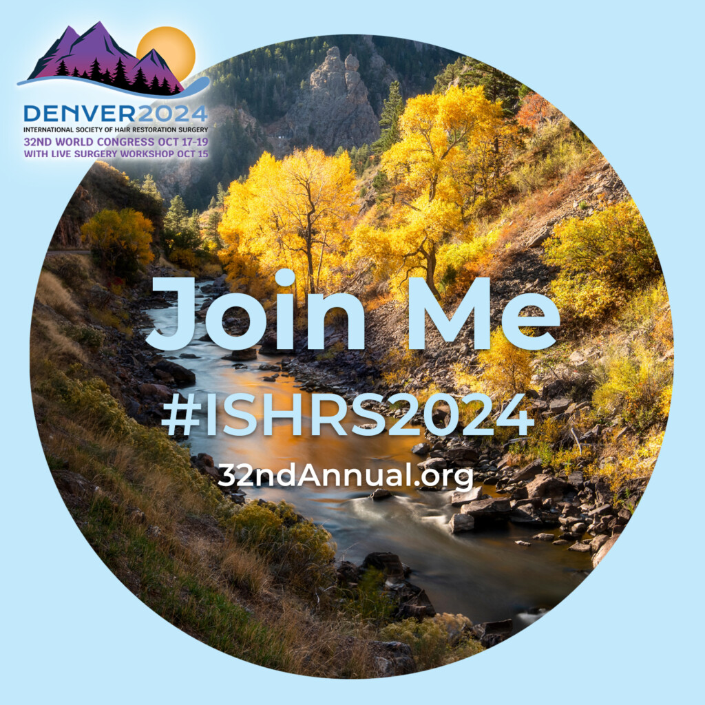 Join Me ISHRS 2024 option 4